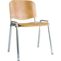 Dynamic Stacking Chair Iso Beech Pack of 4