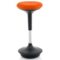 dynamic Sit-Stand Stool with Adjustable Seat Sitall Deluxe Mandarin Fabric