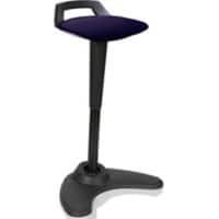 dynamic Sit-Stand Stool with Adjustable Seat Spry Tansy Purple, Black