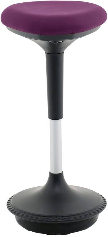 dynamic Sit-Stand Stool with Adjustable Seat Sitall Deluxe Tansy Purple