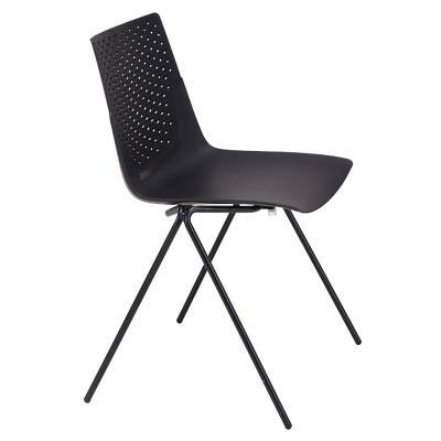 Paperflow Stacking Chair Black Pack of 4