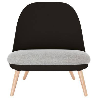 Paperflow Cocoon Reception Chair Fabric Black