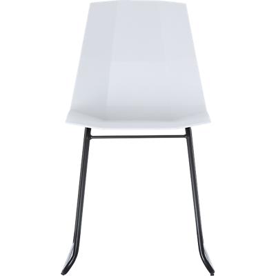 Paperflow Visitor Chair CUBE White Pack of 2