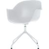 Paperflow Visitor Chair with Armrest MOON White Pack of 2