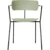 Paperflow Visitor Chair with Armrest BISTRO Green Pack of 4