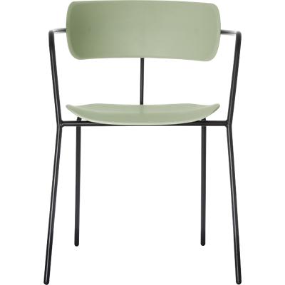 Paperflow Visitor Chair with Armrest BISTRO Green Pack of 4