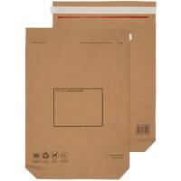 Purely Packaging Vita Kraft Paper Mailing Bag 380 (W) x 480 (H) x 80 (D) mm Peel and Seal 110gsm Natural Brown Pack of 100