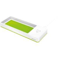 Leitz WOW Desk Organiser Dual Colour with Qi Inductive Charger White, Green 26.6 x 10.1 x 2.8 cm