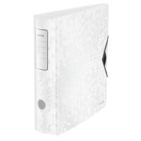 Leitz 180° Active WOW Lever Arch File A4 82 mm White 2 ring 1106 Polyfoam Portrait