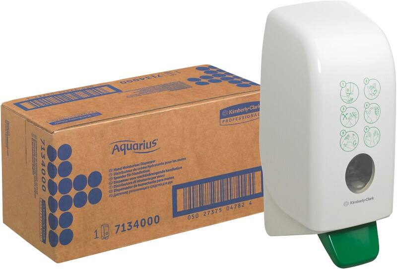 Aquarius Moisturising Cream Dispenser White Wall Mountable