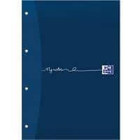OXFORD My Notes A4 Blue Card Cover Refill Pad Ruled 200 Pages