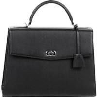 SOCHA Ladies Laptop Bag Audrey Black 13.3 Inch Synthetic Leather Black 40 x 12 x 28.5 cm