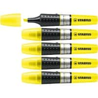 STABILO LUMINATOR 71/24 Highlighter Yellow Medium Chisel 2-5 mm Pack of 5