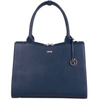 SOCHA Ladies Laptop Bag Navy Blue Midi 13.3 Inch Synthetic Leather Marine Blue 36 x 12 x 29 cm