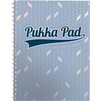 Pukka Pad Glee Jotta A4 Wirebound Light Blue Card Cover Notebook Ruled 200 Pages