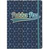 Pukka Pad Journal Glee A5 Ruled Casebound Cardboard Hardback Blue 192 Pages 192 Sheets