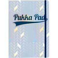 Pukka Pad Glee A5 Casebound Light Blue Card Cover Journal Ruled 192 Pages