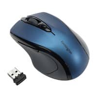 Kensington Pro Fit Wireless Ergonomic Mid-Size Mouse K72421WW Optical For Right-Handed Users USB-A Nano Receiver Blue