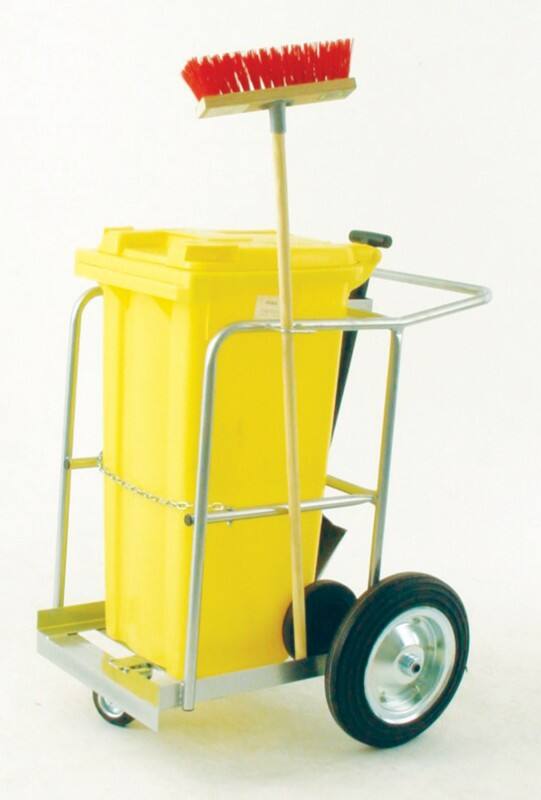 SLINGSBY Cleaning Trolley 73 x 132 x 132 cm Yellow