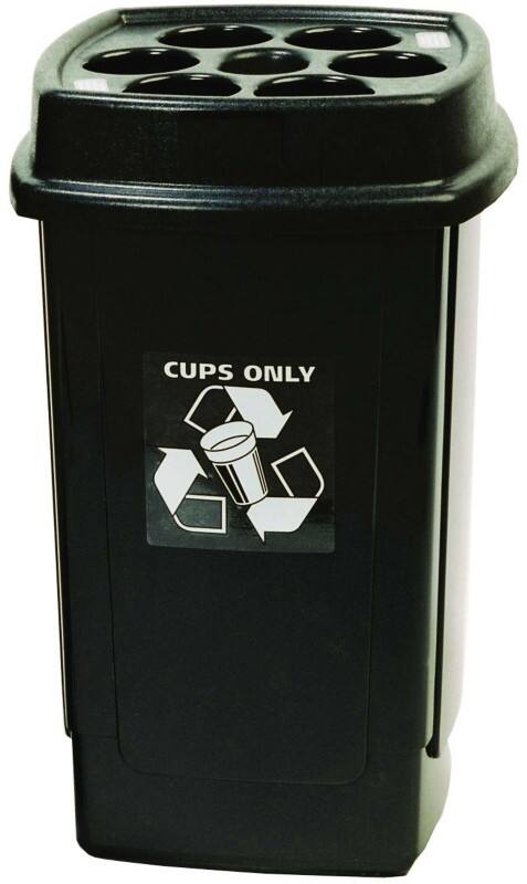 Waste Bin 4 L Black