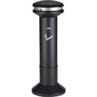 SLINGSBY Waste Bin 25.4 L Silver Metal, Stainless Steel 370785