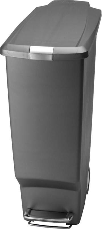 SLINGSBY Pedal Bin 40 L Grey Plastic