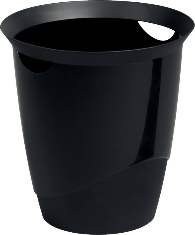 SLINGSBY Waste Bin 16 L Black Plastic