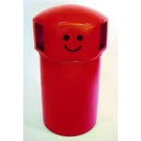 SLINGSBY Waste Bin 145 L Red PE (Polyethylene)