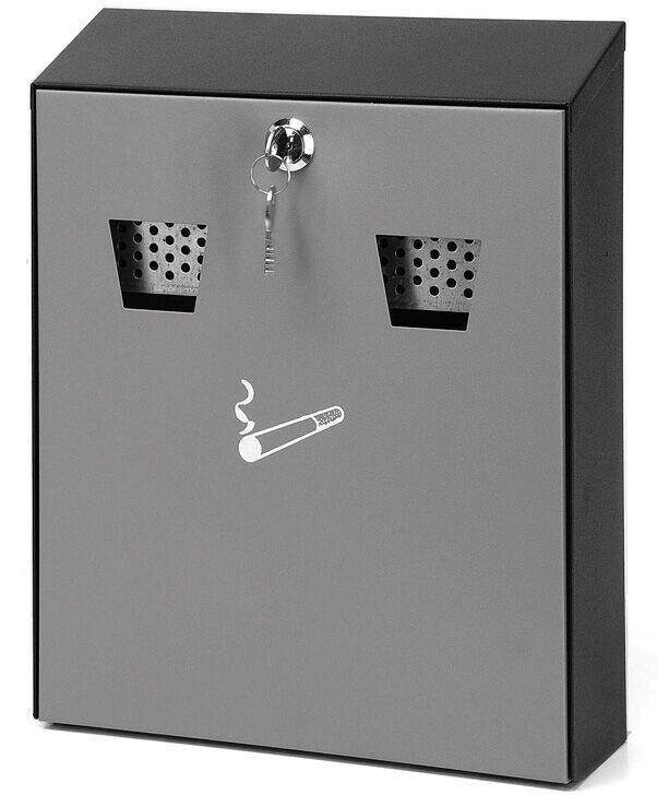 SLINGSBY Waste Bin 3 L Grey Metal 401718