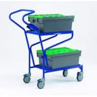 SLINGSBY Order Picking Trolley 150 kg Steel 44 x 115.5 x 115 cm Blue