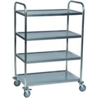SLINGSBY Service Trolley 100 kg Steel 53 x 86 x 126 cm Silver