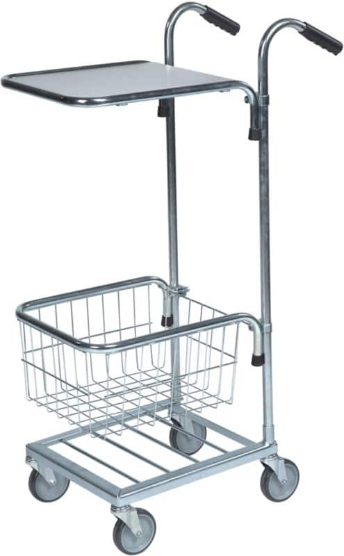 SLINGSBY Mail Trolley 35 kg Steel 35.5 x 66 x 109 cm Silver