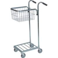 SLINGSBY Mail Trolley 35 kg Steel 35.5 x 66 x 109 cm Silver