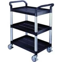 SLINGSBY Service Trolley 250 kg Plastic 48 x 85 x 100 cm Black