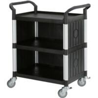 SLINGSBY Service Trolley 250 kg Plastic 48 x 85 x 100 cm Black