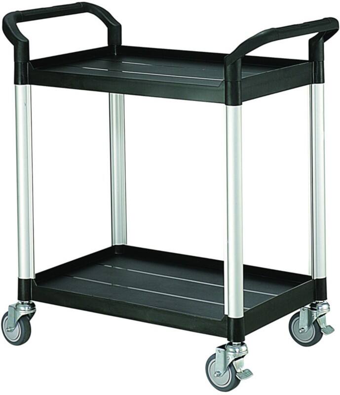 SLINGSBY Service Trolley 250 kg Plastic 48 x 85 x 95 cm Black