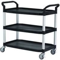 SLINGSBY Service Trolley 250 kg Plastic 52 x 110 x 102 cm Black