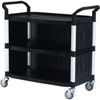 SLINGSBY Service Trolley 250 kg Plastic 52 x 110 x 102 cm Black