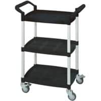 SLINGSBY Service Trolley 150 kg Plastic 37 x 65.5 x 90 cm Black
