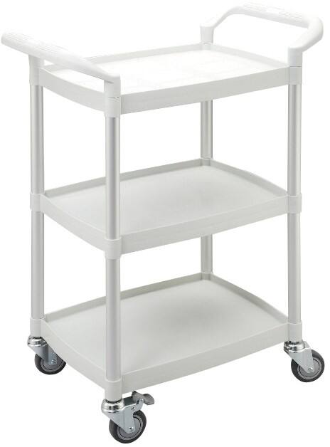 SLINGSBY Service Trolley 150 kg Plastic 37 x 65.5 x 90 cm White