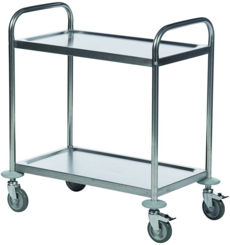 SLINGSBY Service Trolley 100 kg Steel 59 x 91 x 94 cm Silver