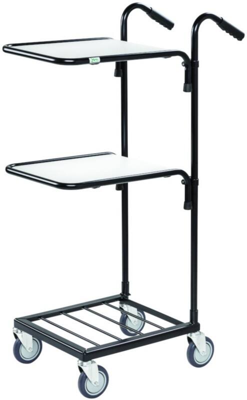 SLINGSBY Mail Trolley 35 kg Steel 38.5 x 66 x 109 cm Black