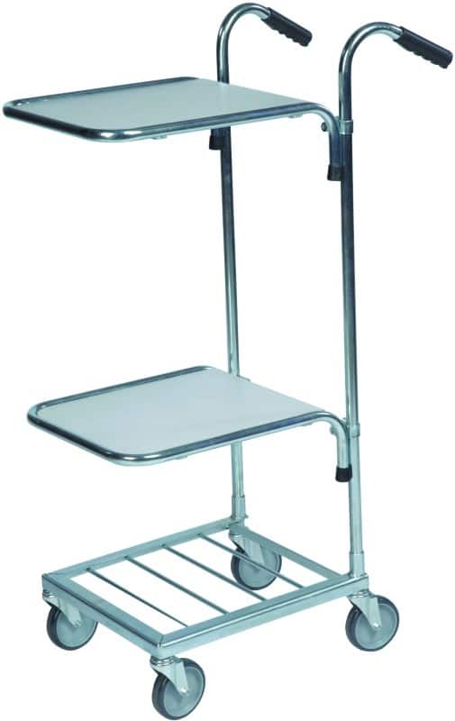 SLINGSBY Mail Trolley 35 kg Steel 109 x 38.5 x 109 cm Silver