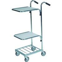 SLINGSBY Mail Trolley 35 kg Steel 109 x 38.5 x 109 cm Silver