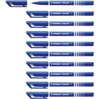 STABILO SENSOR Fineliner Pen 0.3 mm Needlepoint Blue 189/41 Pack of 10