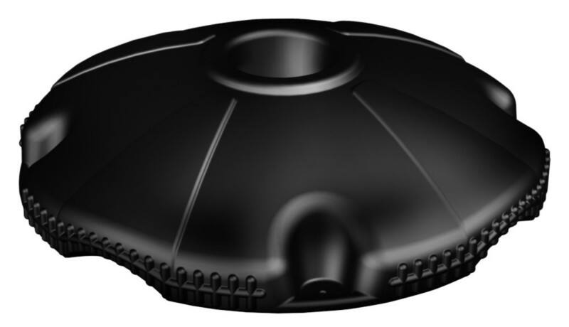 SLINGSBY Base for Barrier Post Black 12.5 x 50 x 12.5 cm 394887