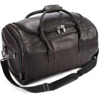 Falcon Leather Travel Sport Holdall FI6707 51 x 30 x 30 cm Black