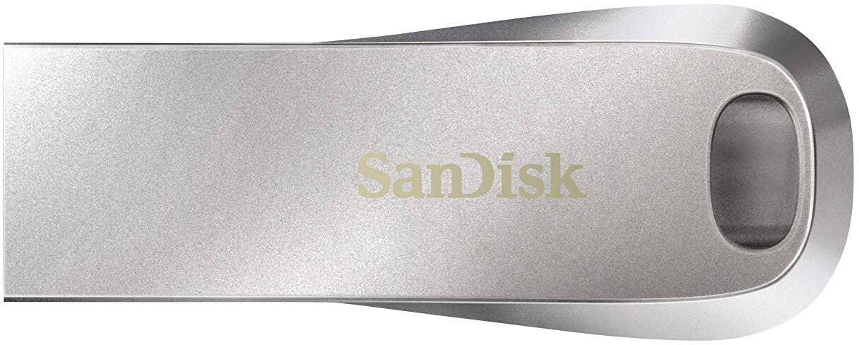 SanDisk USB 3.0 Flash Drive Ultra Luxe 128 GB Silver