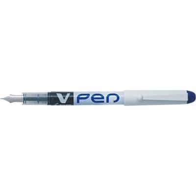 Pilot Fountain Pen Disposable V Pen Medium Blue Pack of 12