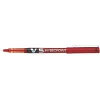 Pilot Hi-Tecpoint V5 Rollerball Pen Fine 0.3 mm Red Pack of 12